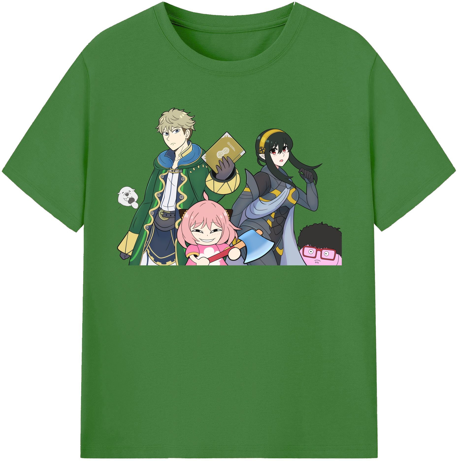（画像用） SPY×FAMILY间谍家家酒 レディースカジュアルプリントTシャツ（綿100％）